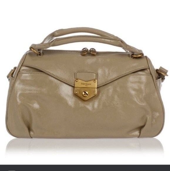 YSL Dandy patent leather tote